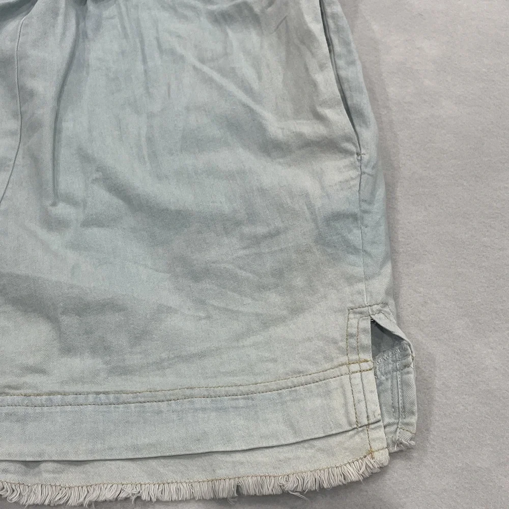 NWT FREE PEOPLE We The Free - Moon City Denim Oversized  Boho Top Women's Size S